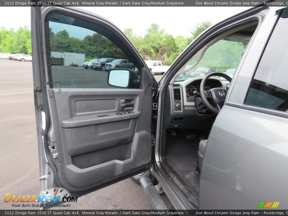 2012 Dodge Ram 1500 ST Quad Cab 4x4 Mineral Gray Metallic / Dark Slate Gray/Medium Graystone Photo #16