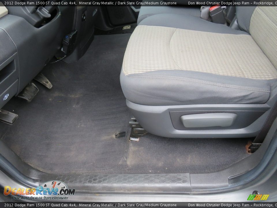 2012 Dodge Ram 1500 ST Quad Cab 4x4 Mineral Gray Metallic / Dark Slate Gray/Medium Graystone Photo #19