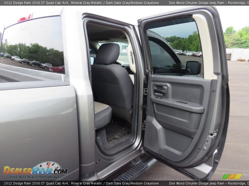 2012 Dodge Ram 1500 ST Quad Cab 4x4 Mineral Gray Metallic / Dark Slate Gray/Medium Graystone Photo #25
