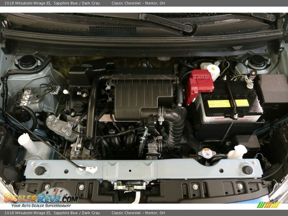 2018 Mitsubishi Mirage ES 1.2 Liter DOHC 12-Valve MIVEC 3 Cylinder Engine Photo #16