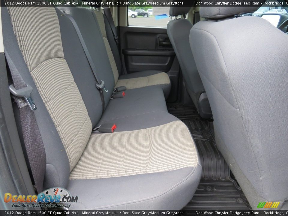 2012 Dodge Ram 1500 ST Quad Cab 4x4 Mineral Gray Metallic / Dark Slate Gray/Medium Graystone Photo #26