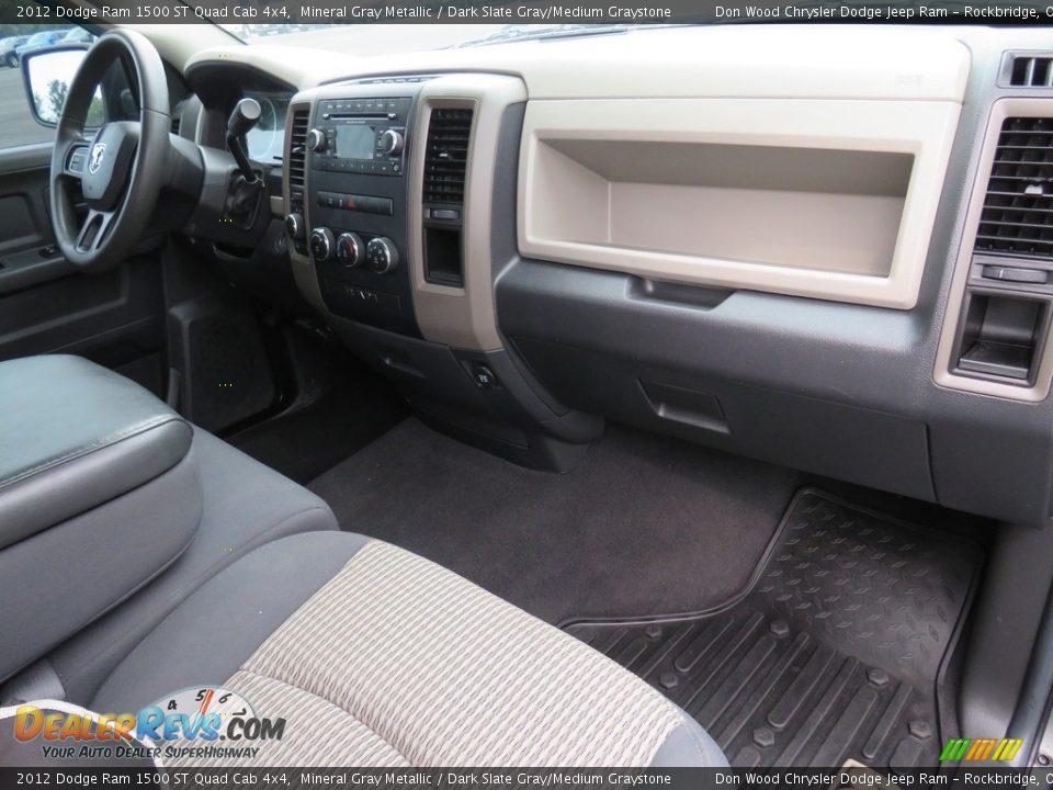 2012 Dodge Ram 1500 ST Quad Cab 4x4 Mineral Gray Metallic / Dark Slate Gray/Medium Graystone Photo #29
