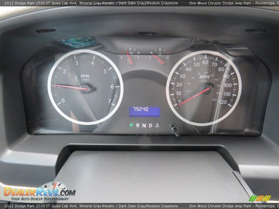 2012 Dodge Ram 1500 ST Quad Cab 4x4 Mineral Gray Metallic / Dark Slate Gray/Medium Graystone Photo #31