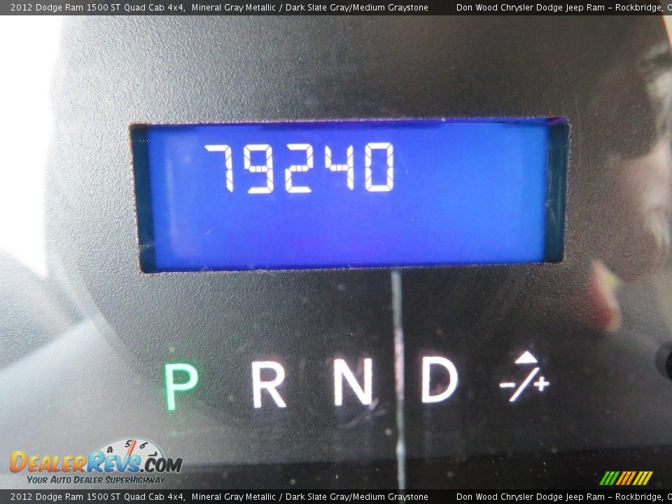 2012 Dodge Ram 1500 ST Quad Cab 4x4 Mineral Gray Metallic / Dark Slate Gray/Medium Graystone Photo #32