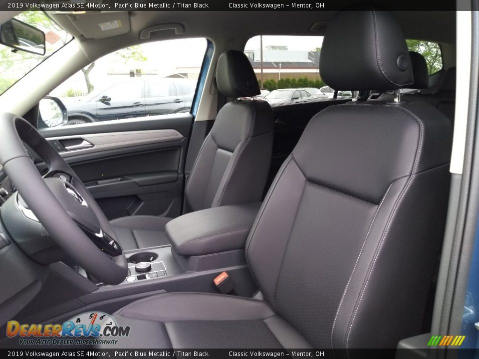 Titan Black Interior - 2019 Volkswagen Atlas SE 4Motion Photo #3