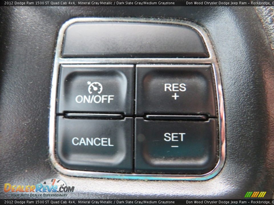 2012 Dodge Ram 1500 ST Quad Cab 4x4 Mineral Gray Metallic / Dark Slate Gray/Medium Graystone Photo #35