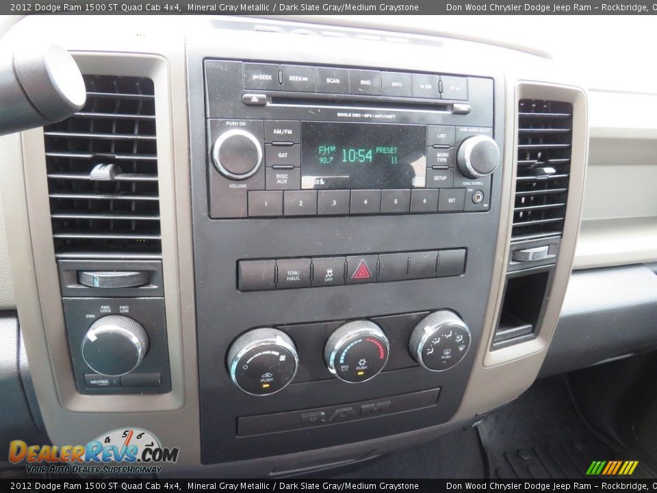 2012 Dodge Ram 1500 ST Quad Cab 4x4 Mineral Gray Metallic / Dark Slate Gray/Medium Graystone Photo #36