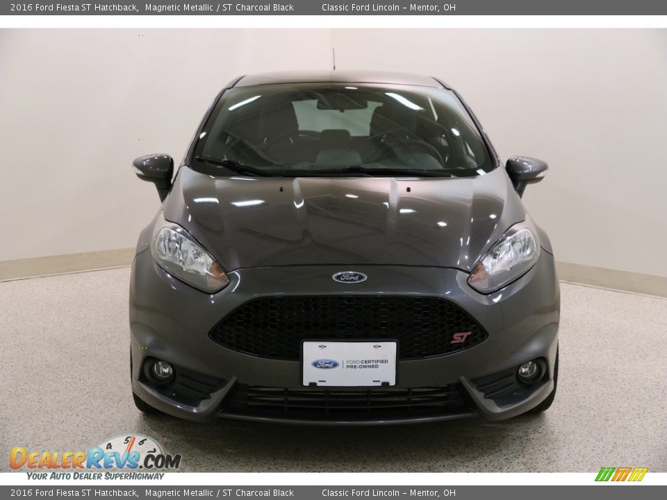 2016 Ford Fiesta ST Hatchback Magnetic Metallic / ST Charcoal Black Photo #2