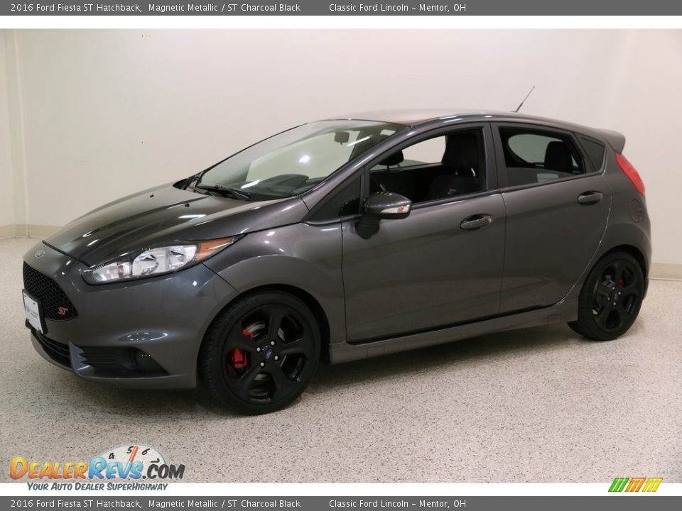 2016 Ford Fiesta ST Hatchback Magnetic Metallic / ST Charcoal Black Photo #3