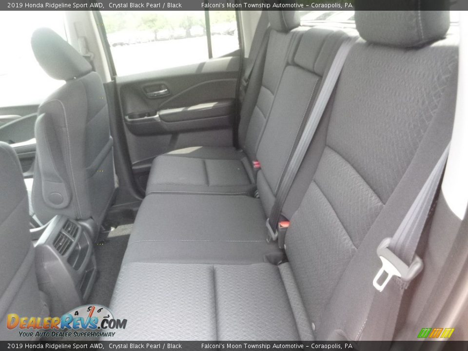 2019 Honda Ridgeline Sport AWD Crystal Black Pearl / Black Photo #10