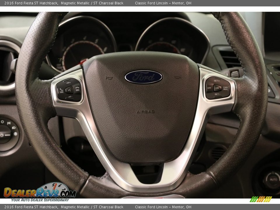 2016 Ford Fiesta ST Hatchback Magnetic Metallic / ST Charcoal Black Photo #7