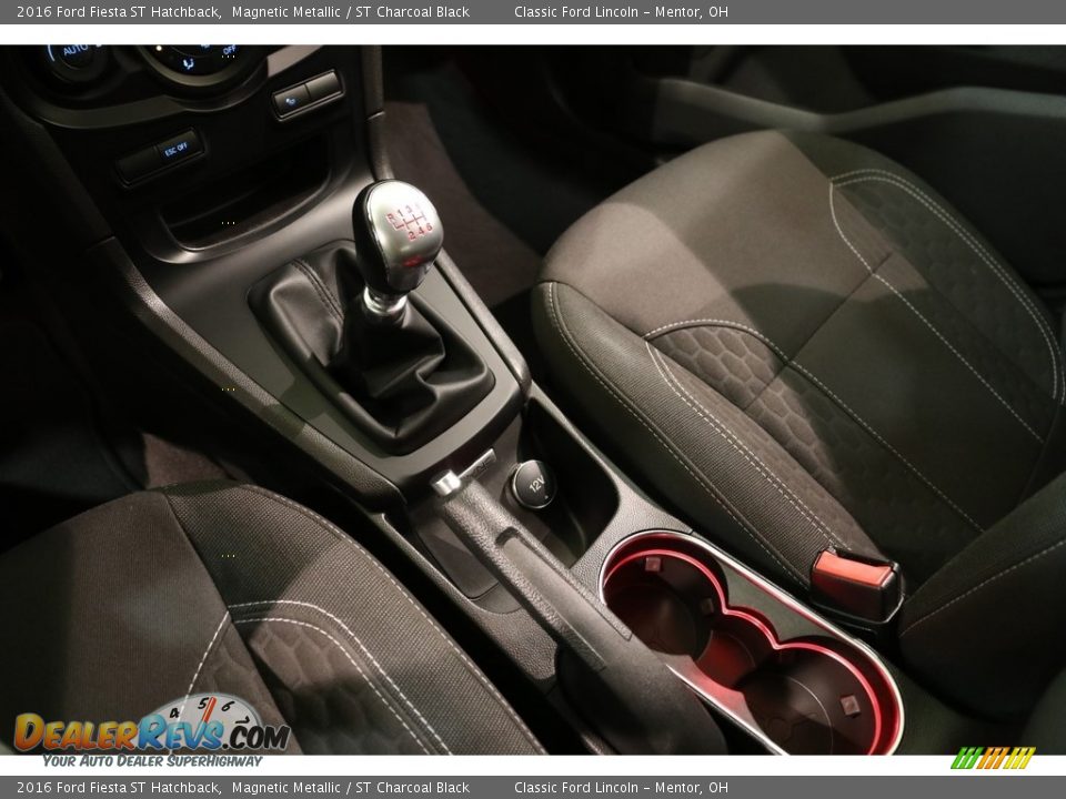 2016 Ford Fiesta ST Hatchback Magnetic Metallic / ST Charcoal Black Photo #13