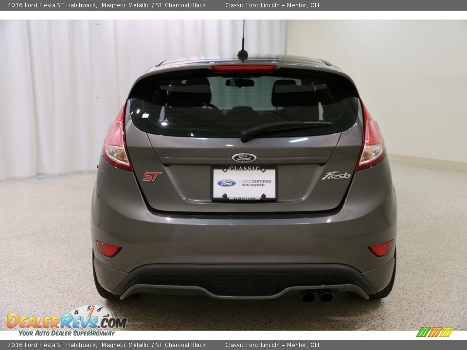 2016 Ford Fiesta ST Hatchback Magnetic Metallic / ST Charcoal Black Photo #17