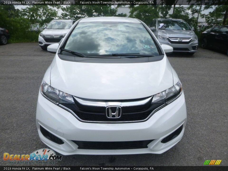 2019 Honda Fit LX Platinum White Pearl / Black Photo #7