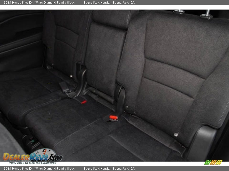 2019 Honda Pilot EX White Diamond Pearl / Black Photo #27