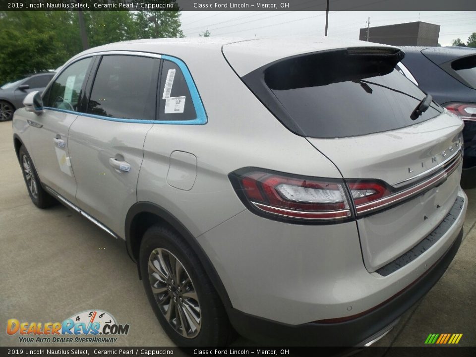 2019 Lincoln Nautilus Select Ceramic Pearl / Cappuccino Photo #3