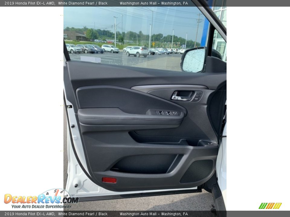 2019 Honda Pilot EX-L AWD White Diamond Pearl / Black Photo #10