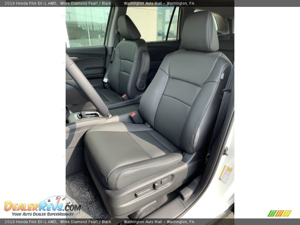 2019 Honda Pilot EX-L AWD White Diamond Pearl / Black Photo #14