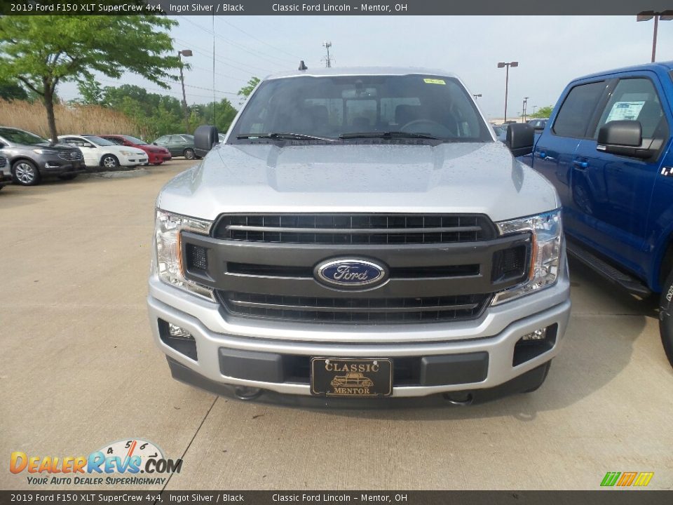 2019 Ford F150 XLT SuperCrew 4x4 Ingot Silver / Black Photo #2