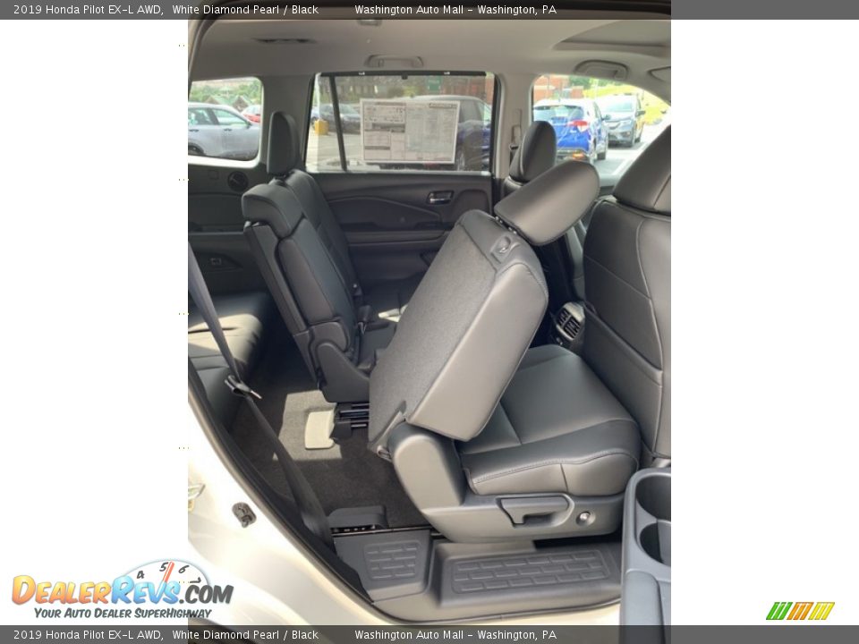 2019 Honda Pilot EX-L AWD White Diamond Pearl / Black Photo #28
