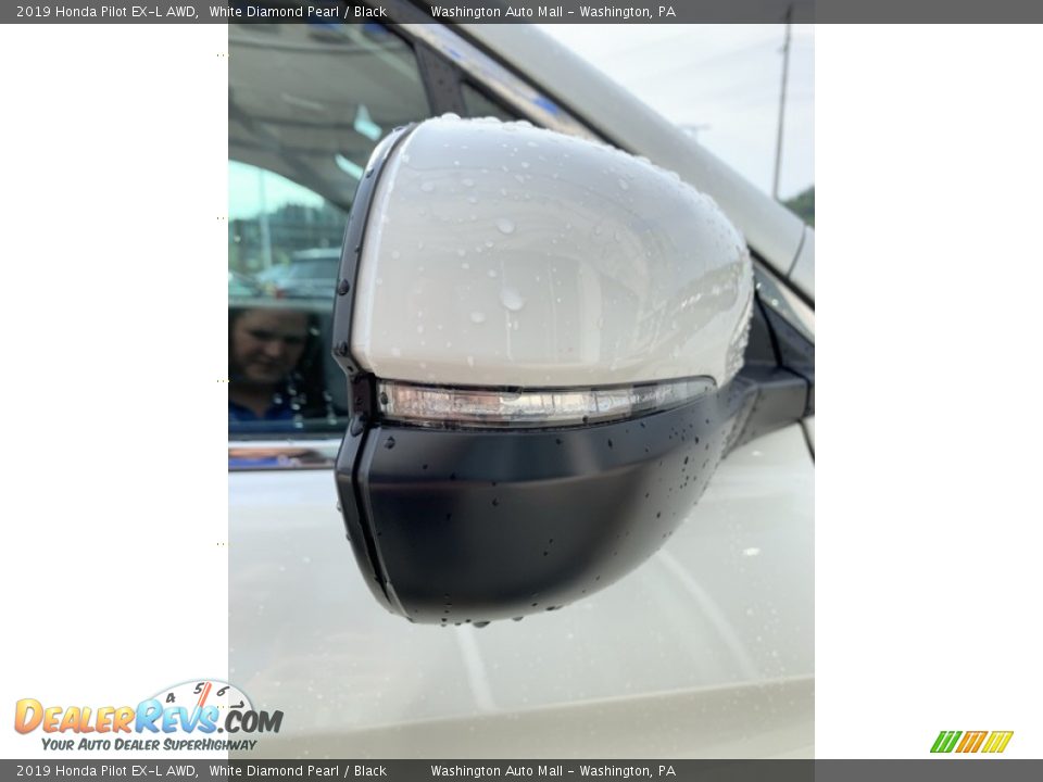 2019 Honda Pilot EX-L AWD White Diamond Pearl / Black Photo #34