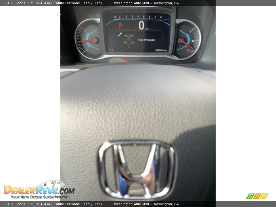 2019 Honda Pilot EX-L AWD White Diamond Pearl / Black Photo #36