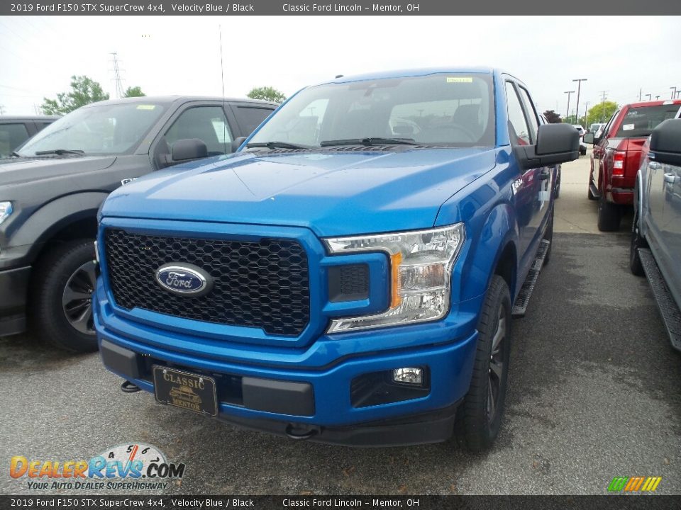 2019 Ford F150 STX SuperCrew 4x4 Velocity Blue / Black Photo #1