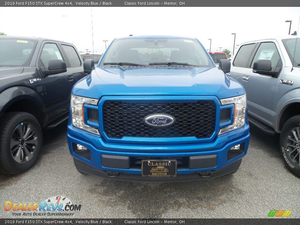 2019 Ford F150 STX SuperCrew 4x4 Velocity Blue / Black Photo #2