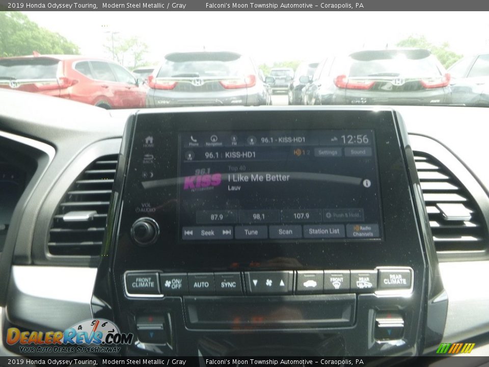 2019 Honda Odyssey Touring Modern Steel Metallic / Gray Photo #14