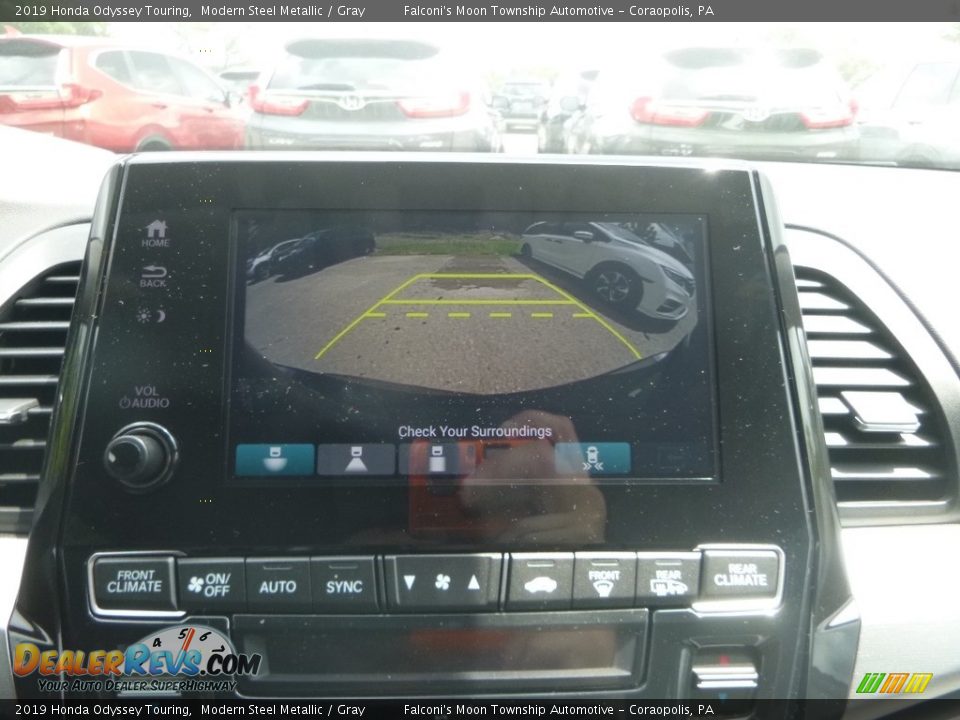 2019 Honda Odyssey Touring Modern Steel Metallic / Gray Photo #15