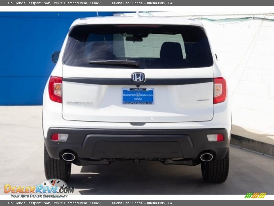 2019 Honda Passport Sport White Diamond Pearl / Black Photo #5