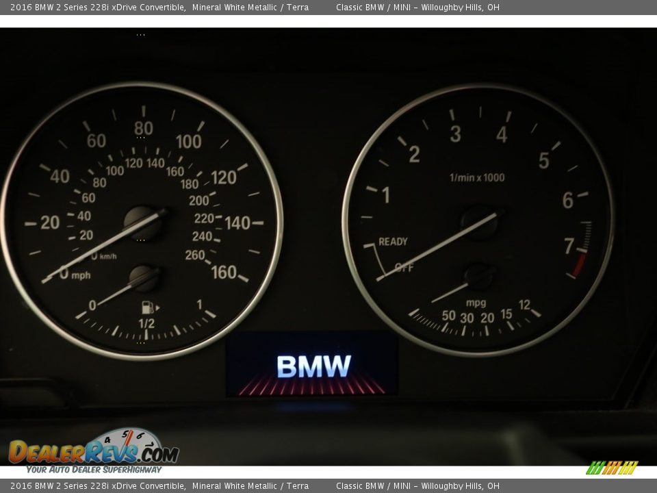 2016 BMW 2 Series 228i xDrive Convertible Mineral White Metallic / Terra Photo #8