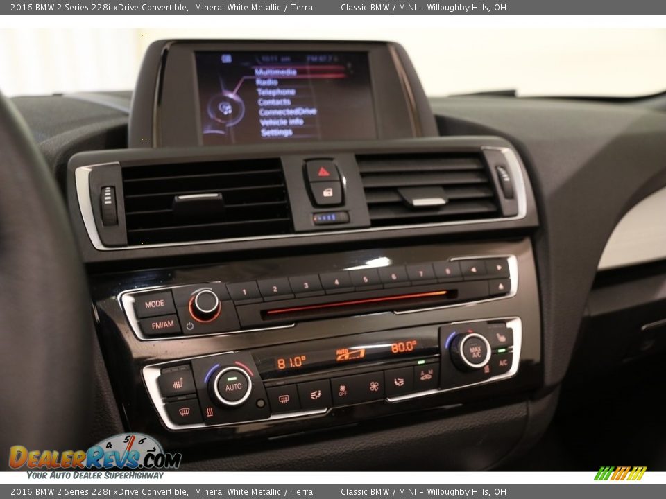 2016 BMW 2 Series 228i xDrive Convertible Mineral White Metallic / Terra Photo #10