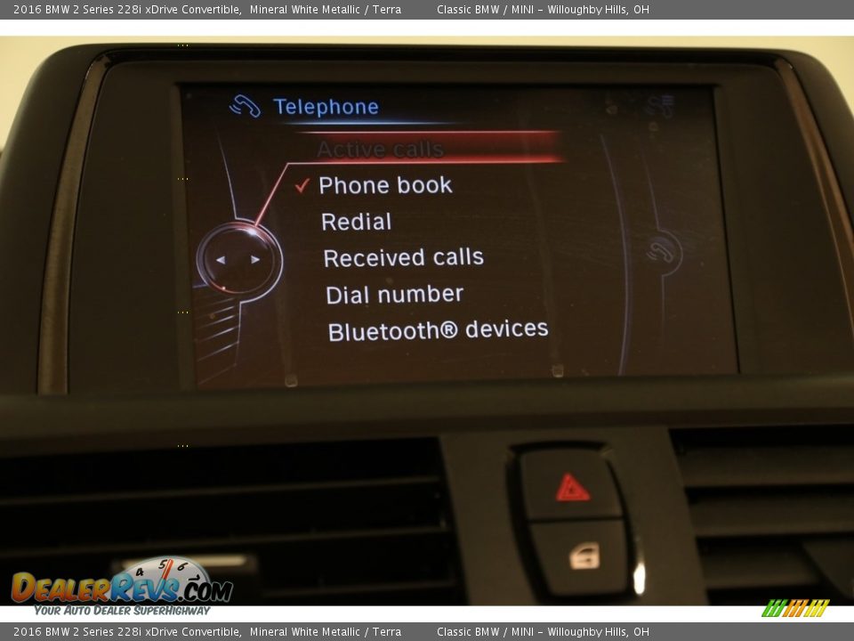 2016 BMW 2 Series 228i xDrive Convertible Mineral White Metallic / Terra Photo #12