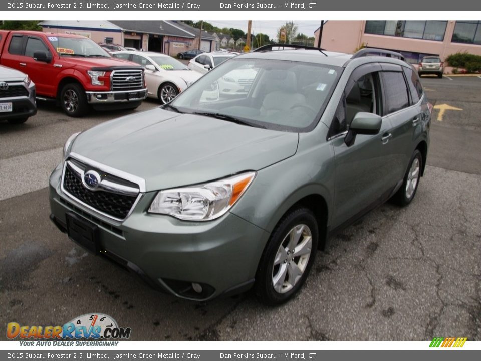 2015 Subaru Forester 2.5i Limited Jasmine Green Metallic / Gray Photo #1