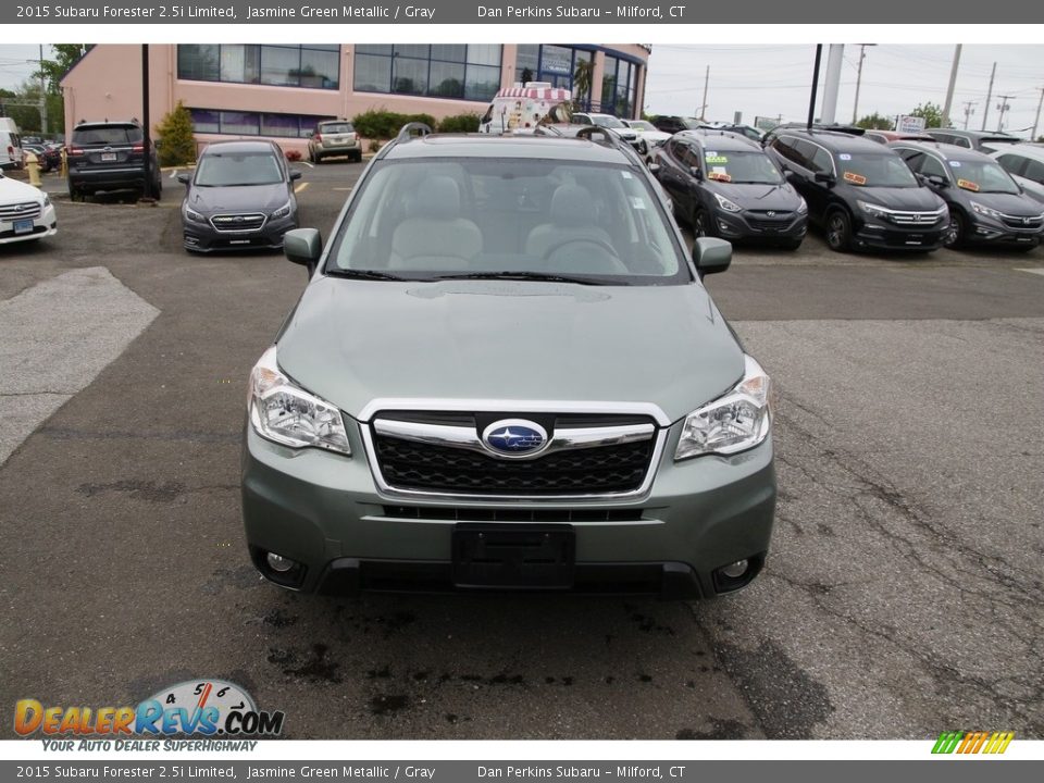 2015 Subaru Forester 2.5i Limited Jasmine Green Metallic / Gray Photo #2