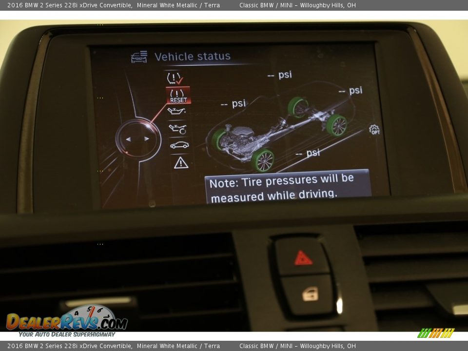 2016 BMW 2 Series 228i xDrive Convertible Mineral White Metallic / Terra Photo #17