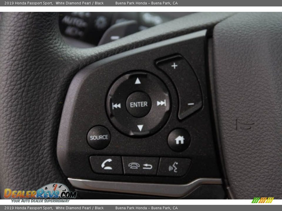2019 Honda Passport Sport White Diamond Pearl / Black Photo #19