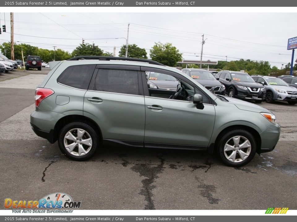 2015 Subaru Forester 2.5i Limited Jasmine Green Metallic / Gray Photo #4
