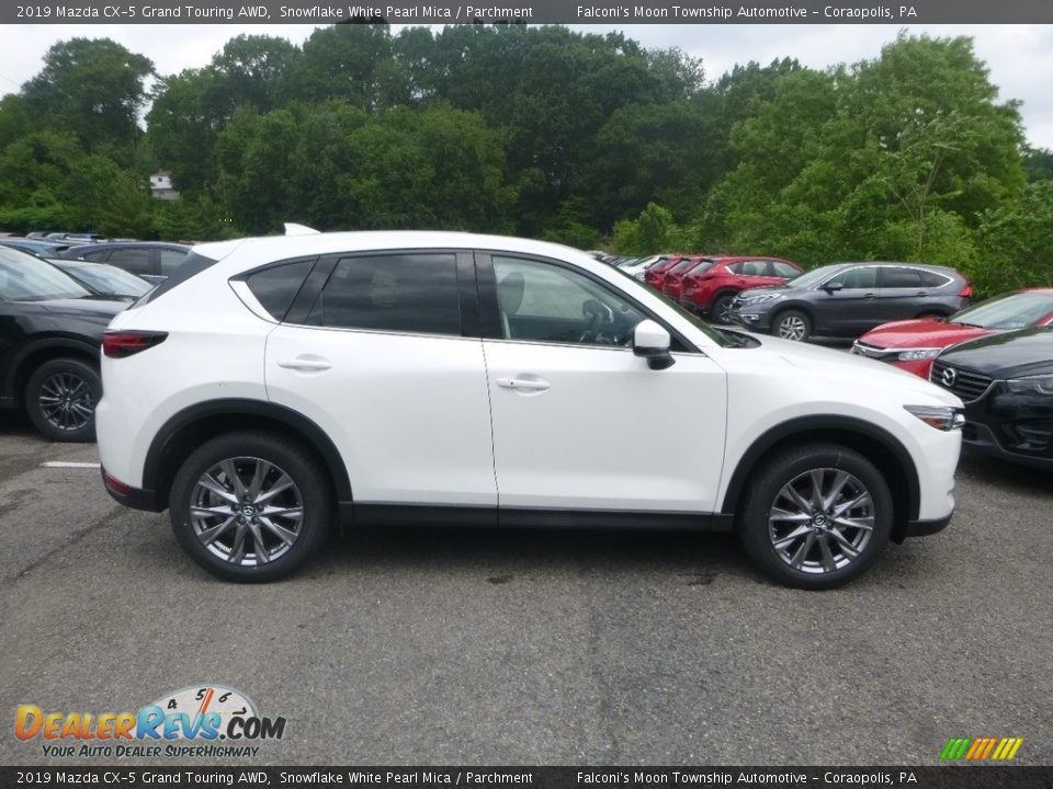 2019 Mazda CX-5 Grand Touring AWD Snowflake White Pearl Mica / Parchment Photo #1