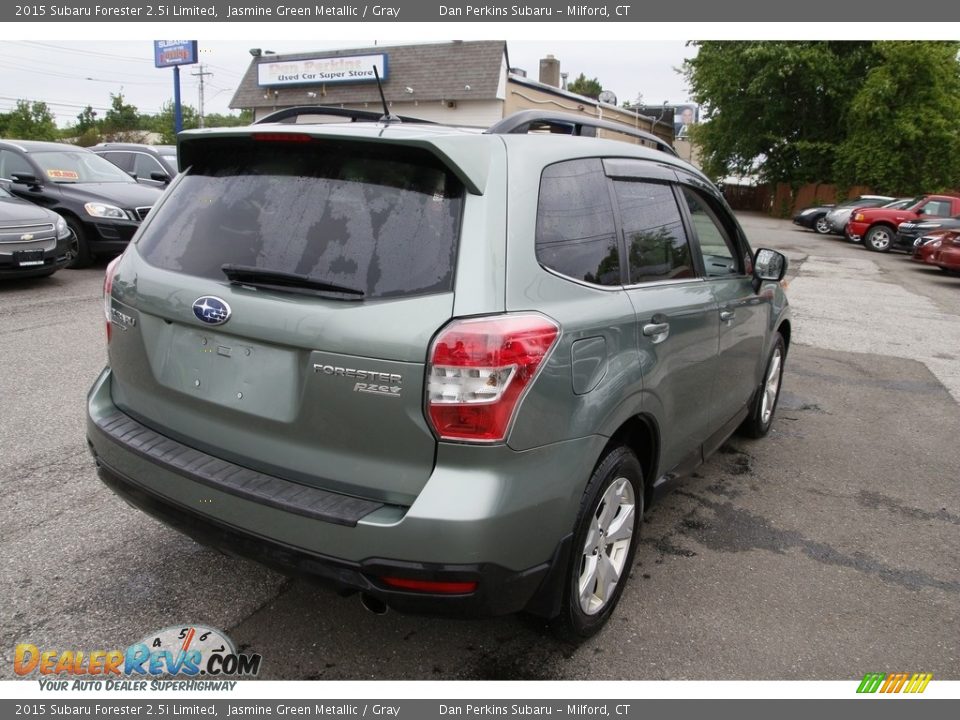 2015 Subaru Forester 2.5i Limited Jasmine Green Metallic / Gray Photo #5