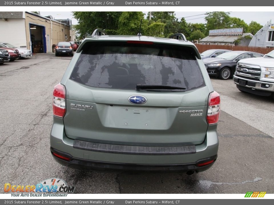 2015 Subaru Forester 2.5i Limited Jasmine Green Metallic / Gray Photo #6