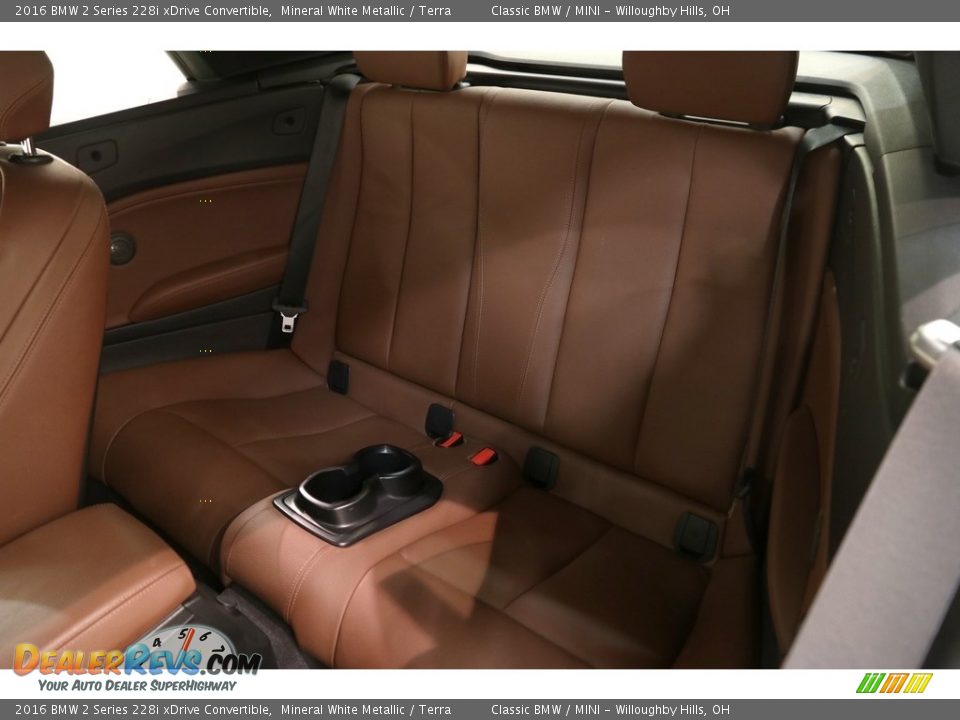 2016 BMW 2 Series 228i xDrive Convertible Mineral White Metallic / Terra Photo #23