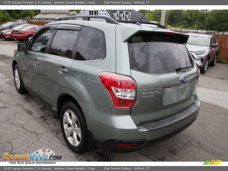 2015 Subaru Forester 2.5i Limited Jasmine Green Metallic / Gray Photo #7