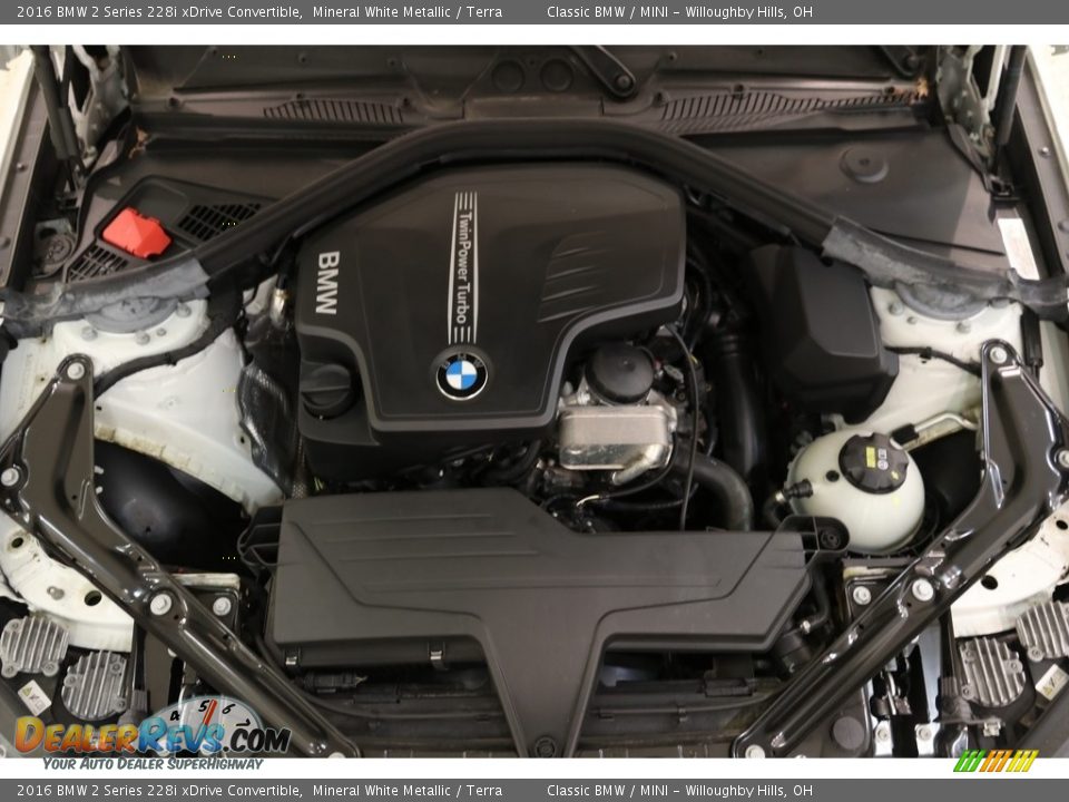 2016 BMW 2 Series 228i xDrive Convertible Mineral White Metallic / Terra Photo #25
