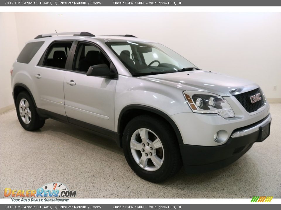 2012 GMC Acadia SLE AWD Quicksilver Metallic / Ebony Photo #1