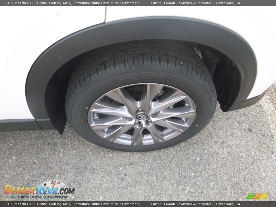 2019 Mazda CX-5 Grand Touring AWD Snowflake White Pearl Mica / Parchment Photo #7