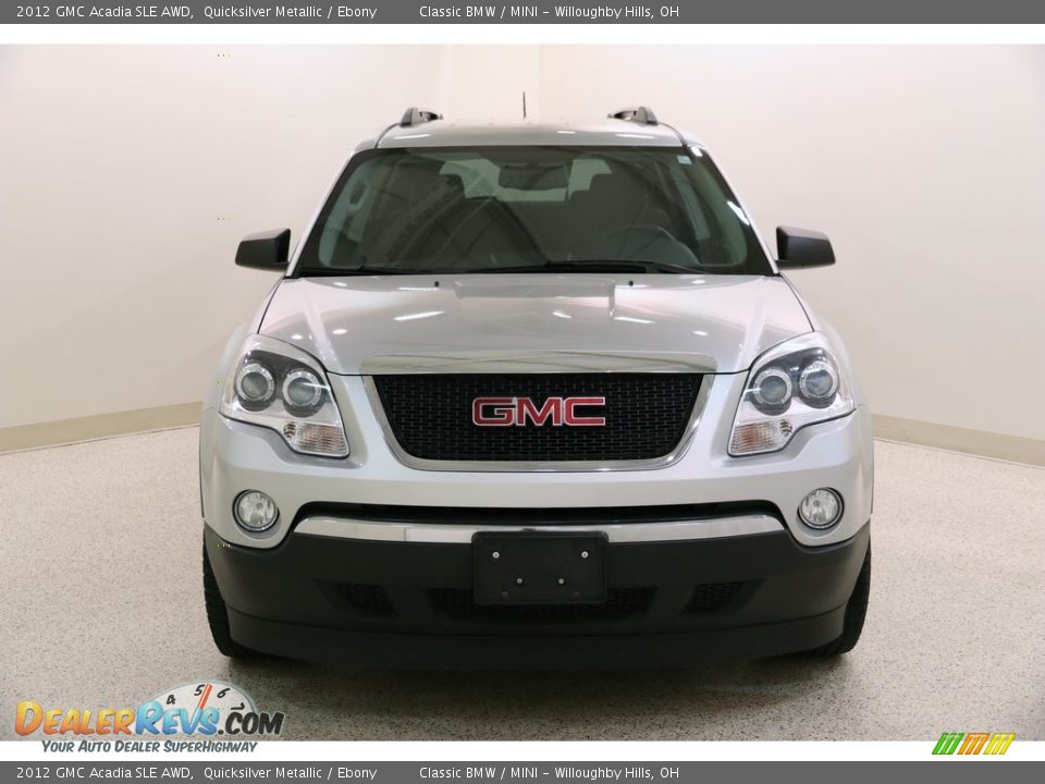 2012 GMC Acadia SLE AWD Quicksilver Metallic / Ebony Photo #2