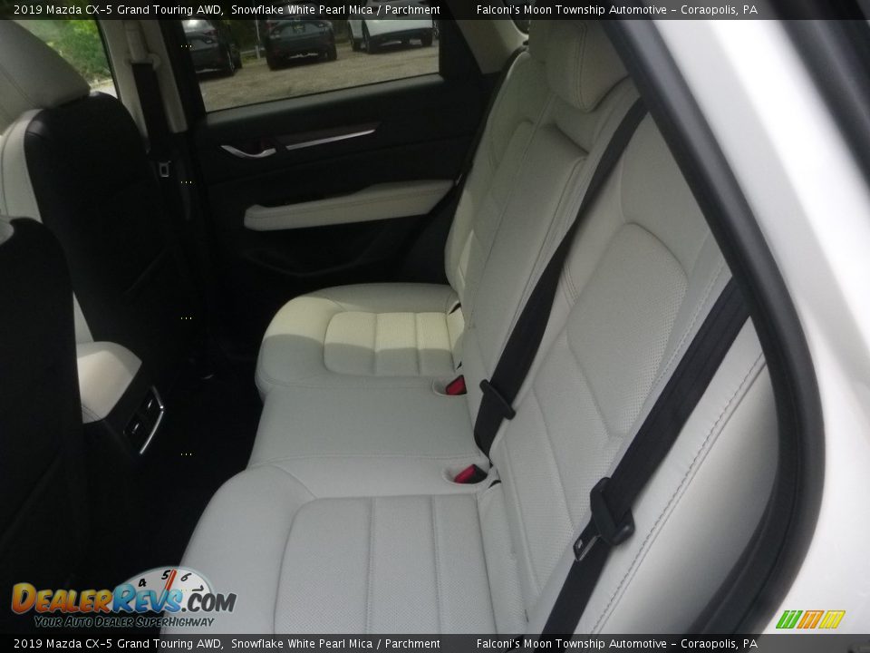 2019 Mazda CX-5 Grand Touring AWD Snowflake White Pearl Mica / Parchment Photo #8