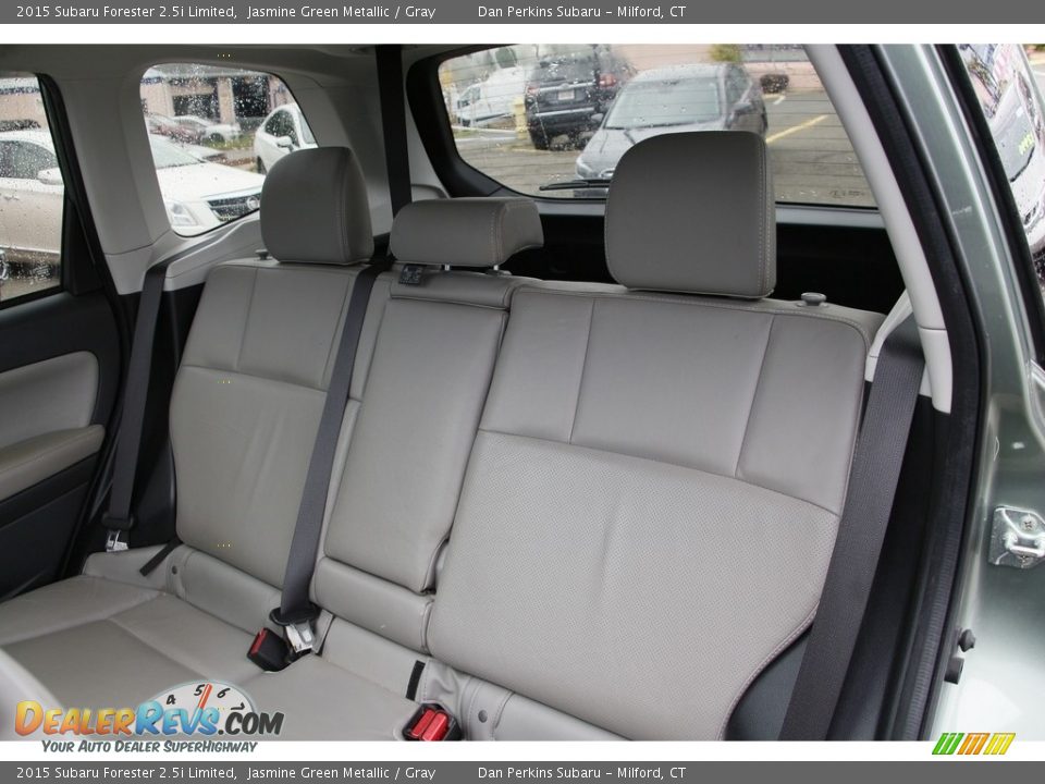 2015 Subaru Forester 2.5i Limited Jasmine Green Metallic / Gray Photo #12